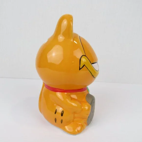 Vintage Garfield Cat Ceramic Kitty Piggy Bank - Picture 5 of 11